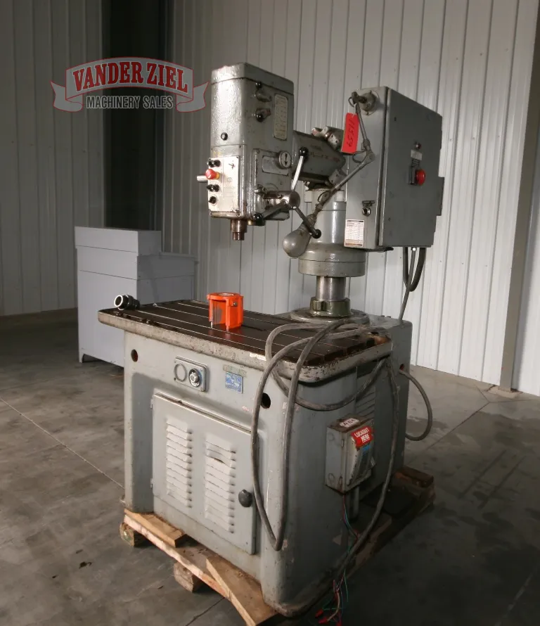 Donau #DR-23, radial arm drill, 19-3/4" x 47-1/2" table, 2.3 HP, #11559 - Image 2