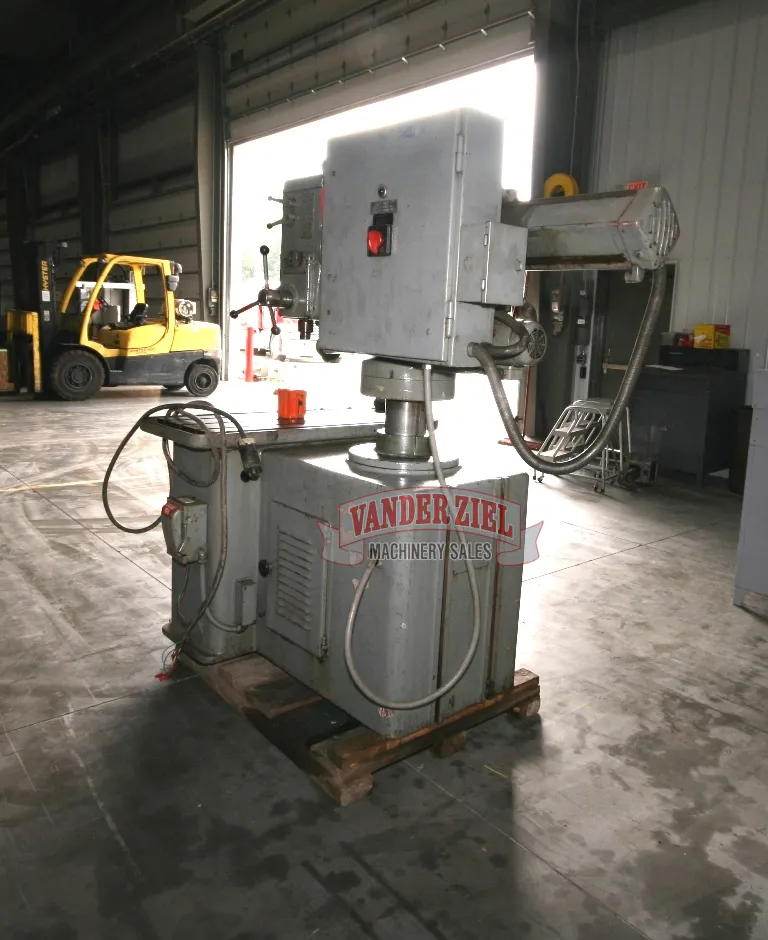 Donau #DR-23, radial arm drill, 19-3/4" x 47-1/2" table, 2.3 HP, #11559 - Image 3