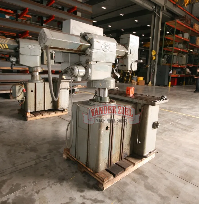 Donau #DR-23, radial arm drill, 19-3/4" x 47-1/2" table, 2.3 HP, #11559 - Image 4