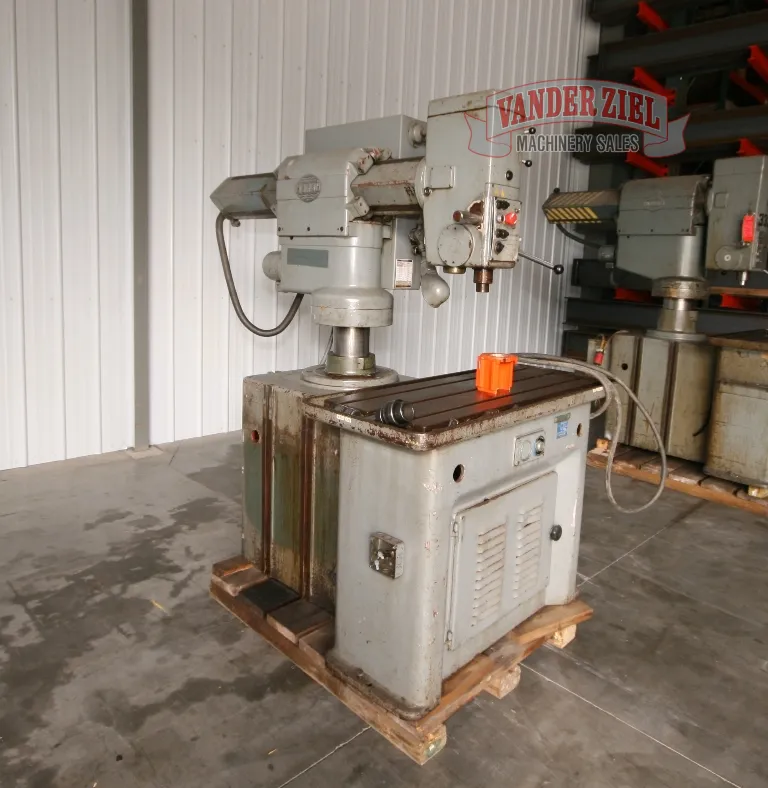 Donau #DR-23, radial arm drill, 19-3/4" x 47-1/2" table, 2.3 HP, #11559 - Image 5