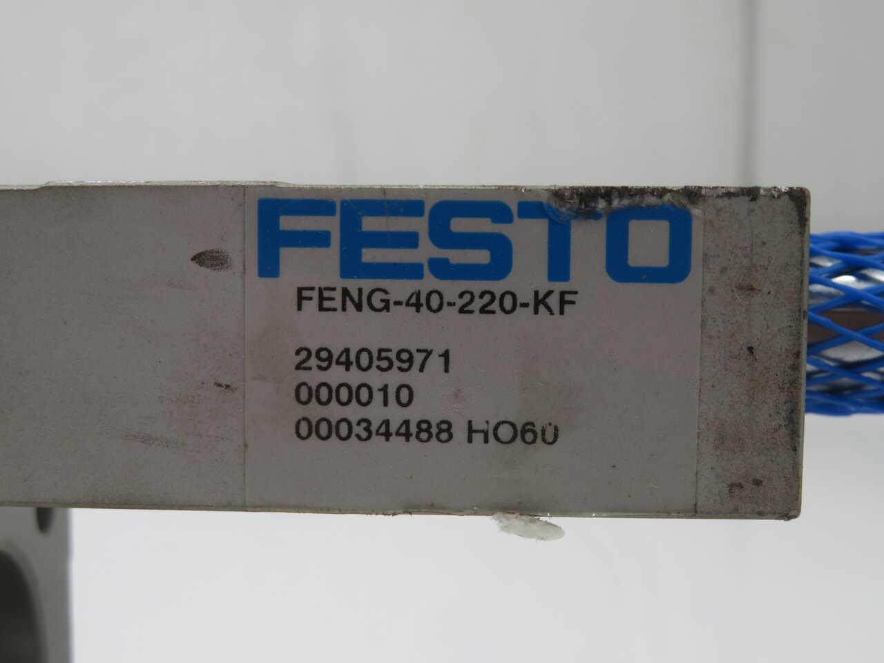 Festo #FENG-40-220-KF, Pneumatic Guided Cylinder Guide Unit - Image 6