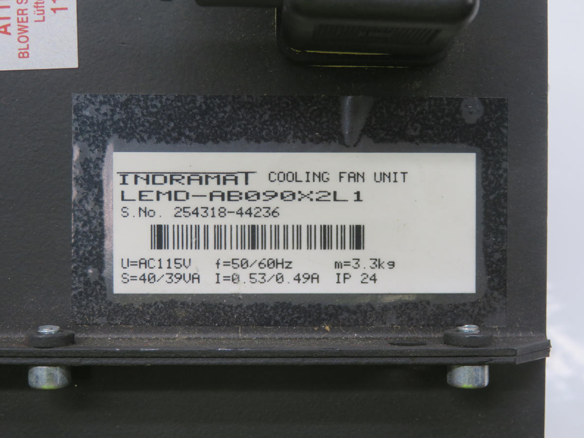 Bosch Rexroth #LEMD-AB090X2L1, Fan, R911254318 - Image 4