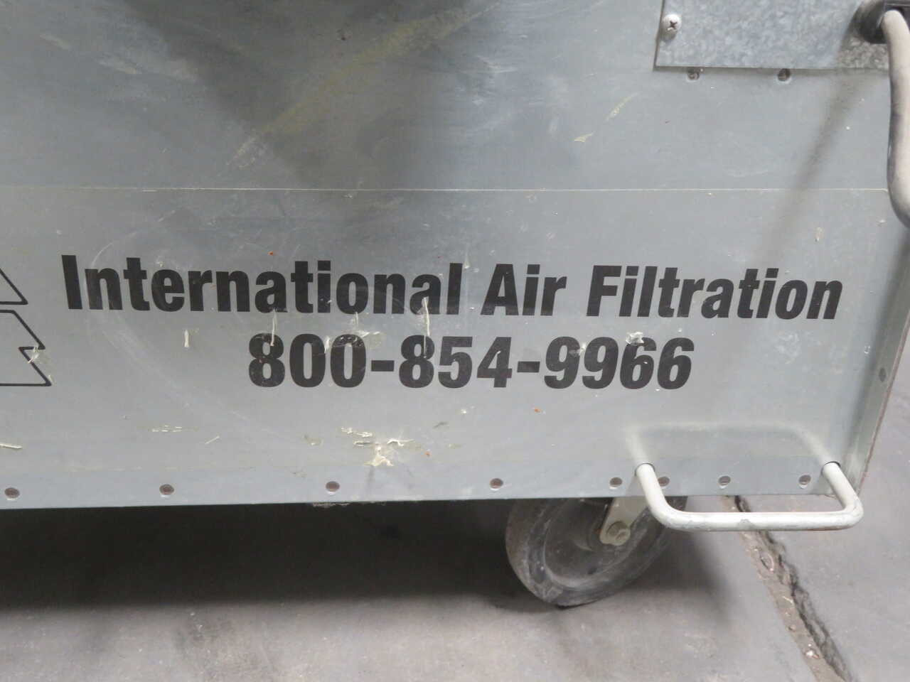 International Air Filtration #DASH-20, Portable HEPA Air Filtration/Negative Air Machine - Image 8