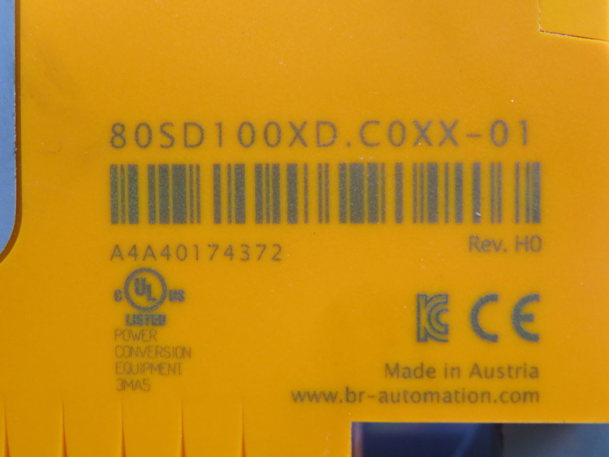 B & R #80SD100XD.COXX-01, Stepper Motor Module - Image 4