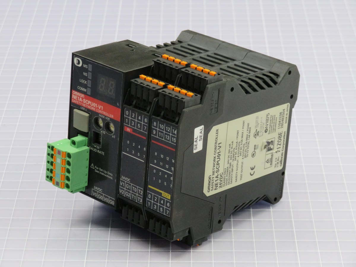 Omron #NE1A-SCPU01-V1, Safety Network Controller - Image 1
