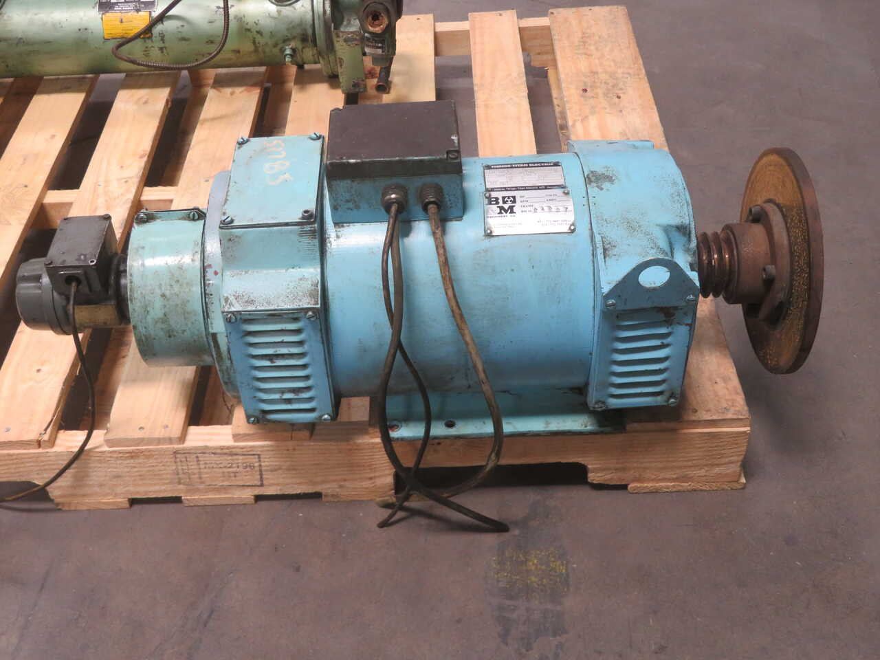 3 HP KW RPM 1780 Thrige-Titan #LAK-132-B, 310 Volts, DC Shunt Motor, Class F 2 available) - Image 4