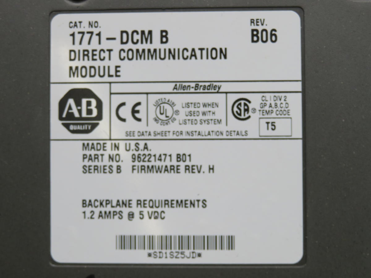 Allen-Bradley #1771-DCM, Direct Communication Module, Series B - Image 3