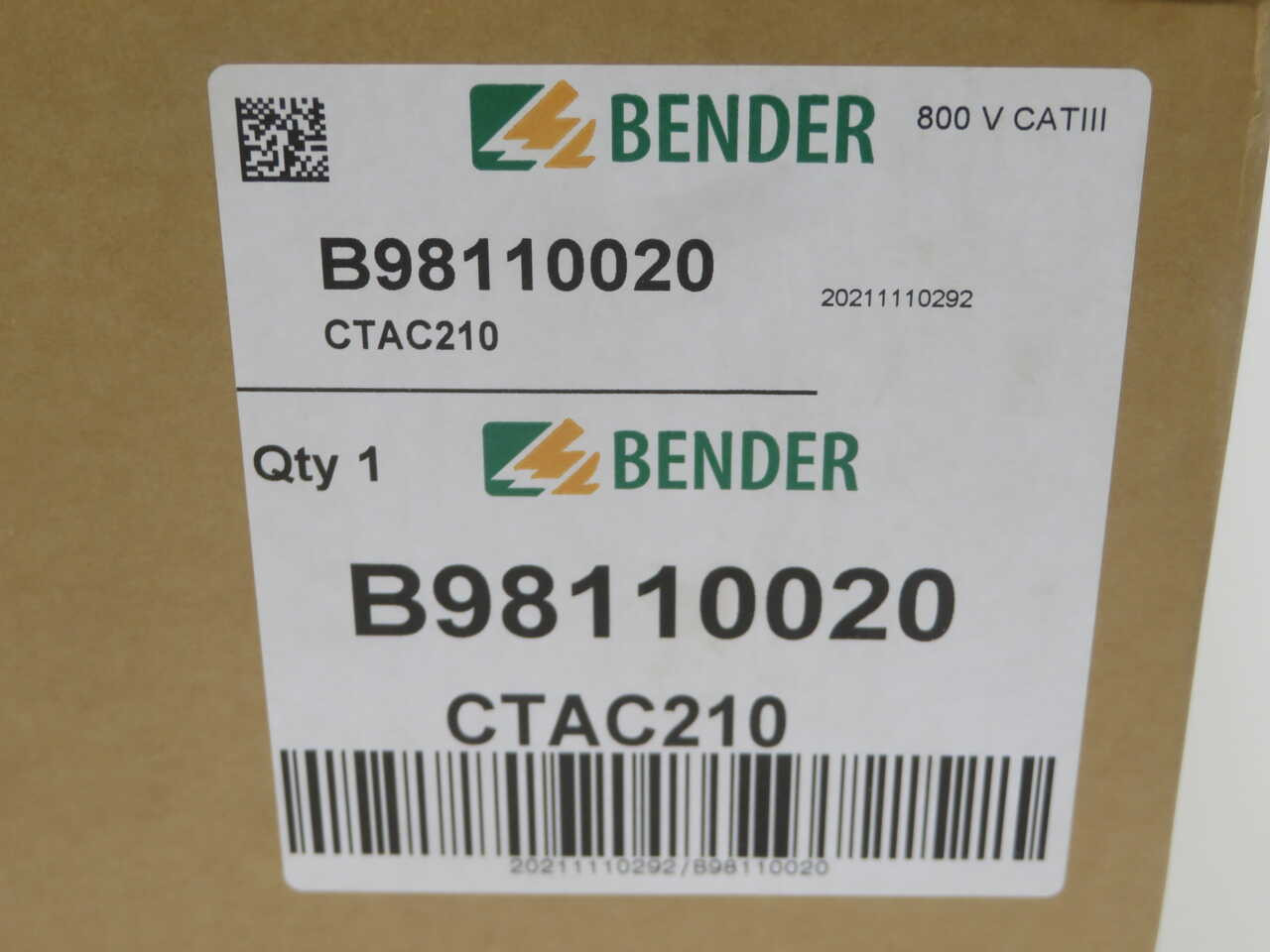 Bender #CTAC210, 8-1/4" Current Transformer for Insulation Monitoring - Image 8