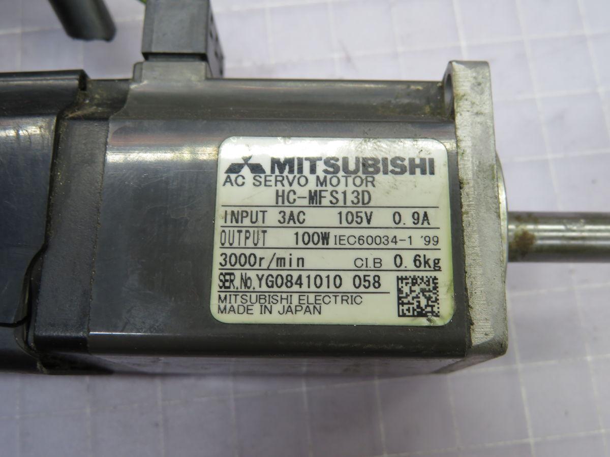 Mitsubishi #HC-MFS13D, AC Servo Motor - Image 4