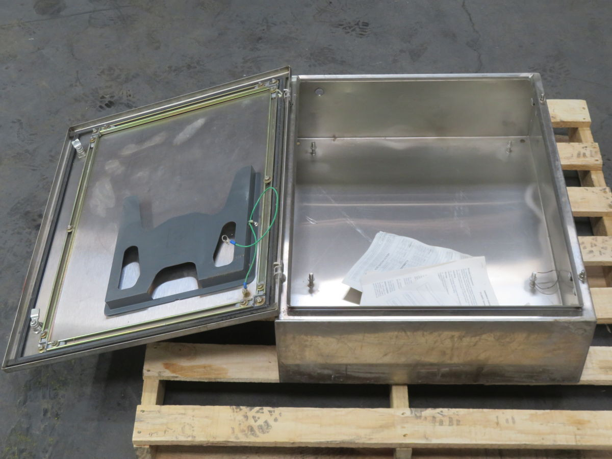 Hoffman #AB441343, Stainless Steel Industrial Control Panel Enclosure - Image 2