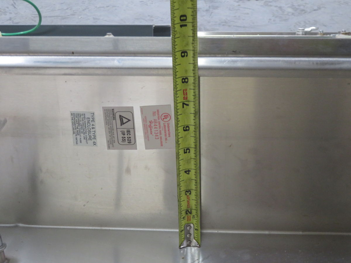 Hoffman #AB441343, Stainless Steel Industrial Control Panel Enclosure - Image 5