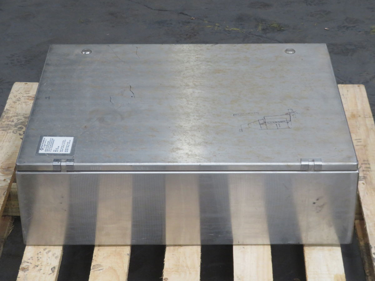 Hoffman #AB441343, Stainless Steel Industrial Control Panel Enclosure - Image 6