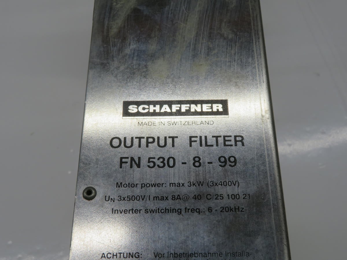 Schaffner #FN530-8-99, Noise Filter - Image 1