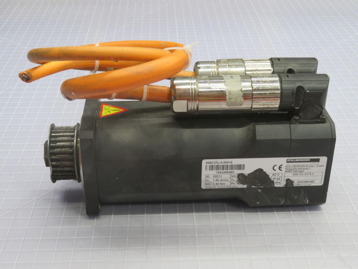 0.5 KW Kollmorgen #6SM-37L-4.000-G, Brushless Magnet Servo Motor - Image 3