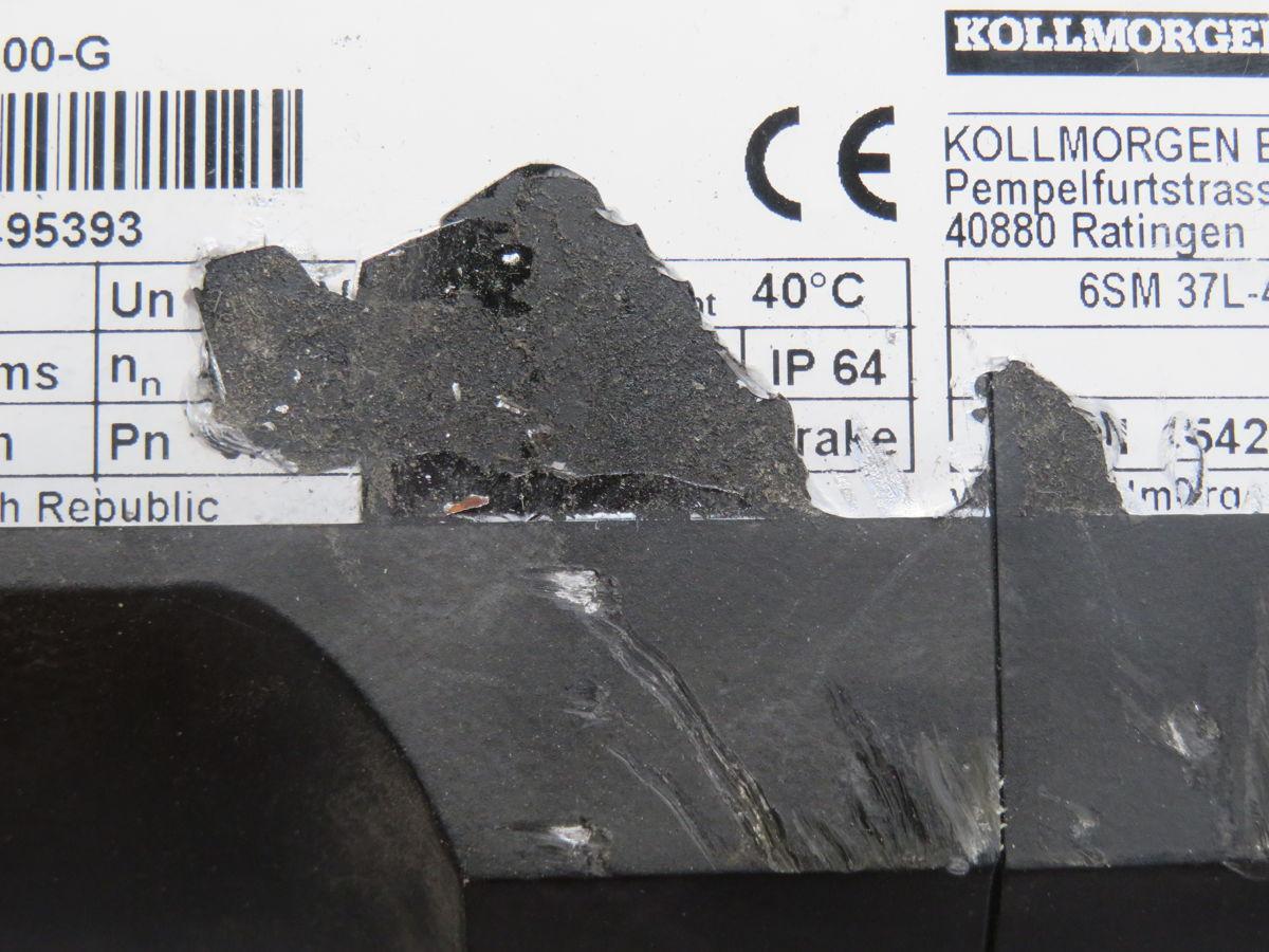0.5 KW Kollmorgen #6SM-37L-4.000-G, Brushless Magnet Servo Motor - Image 6