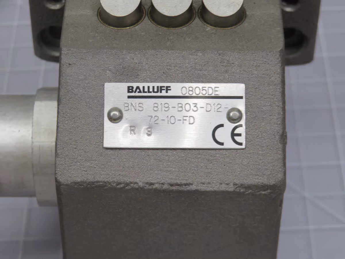 Balluff #819-B03-D12-72-10-FD, mechanical position limit - Image 6