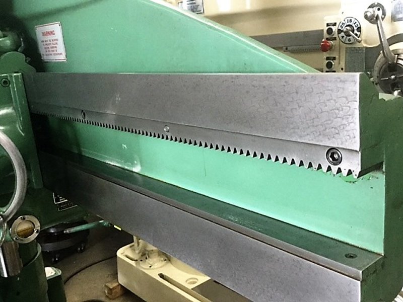 4' -9" Carlton, #4MT, 52" under spindle, 100-2000 RPM, 5 HP, power elevation, tilting box table - Image 6
