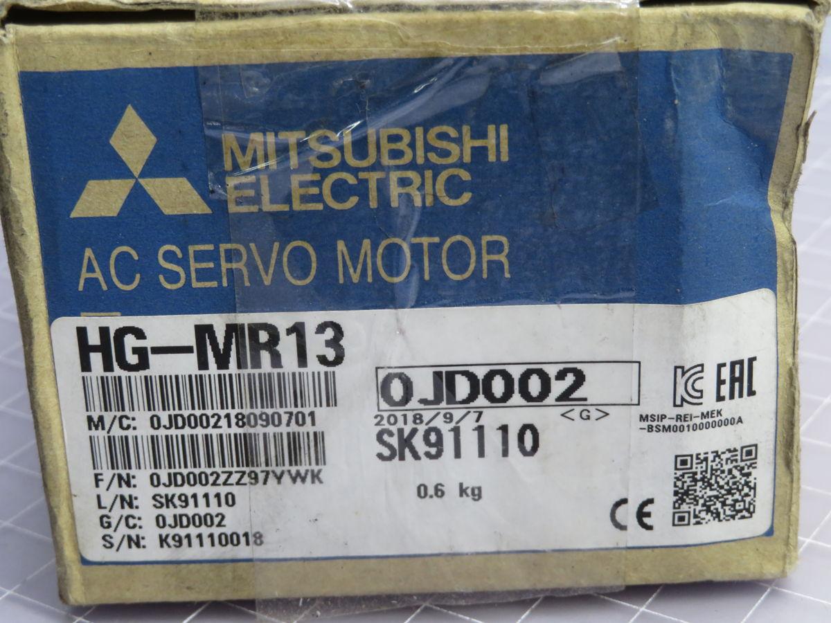 0.1 KW Mitsubishi #HG-MR13, AC Servo Motor - Image 1