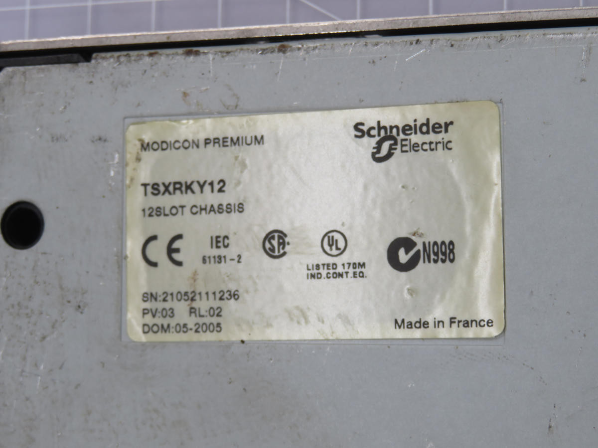Schneider Electric #TSXRKY12, PLC Rack - Image 4