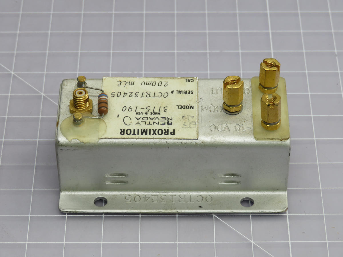 Bently Nevada #3115-190, Proximitor Transducer - Image 2