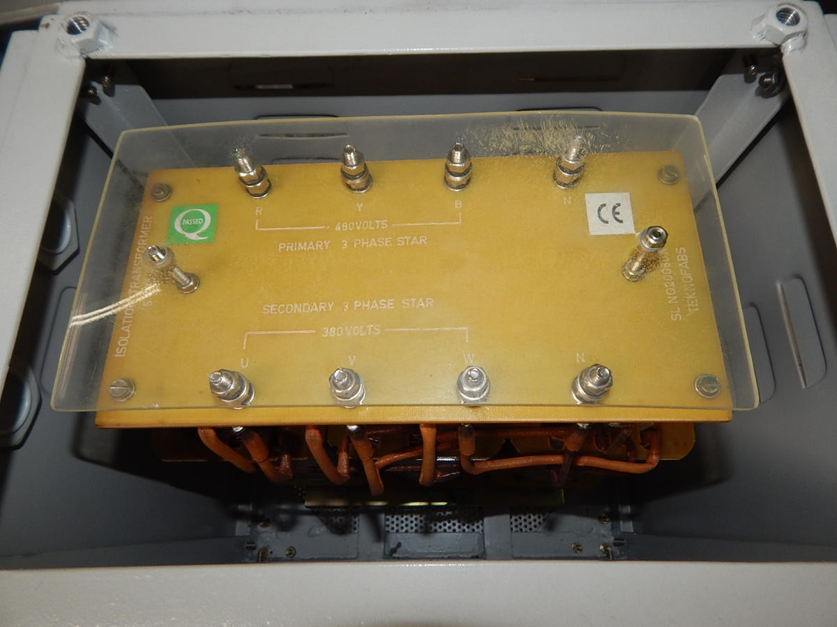 5 KVA 480 Primary, 380 Secondary, Teknofabs #200601/16, Transformer, 3 Phase - Image 3
