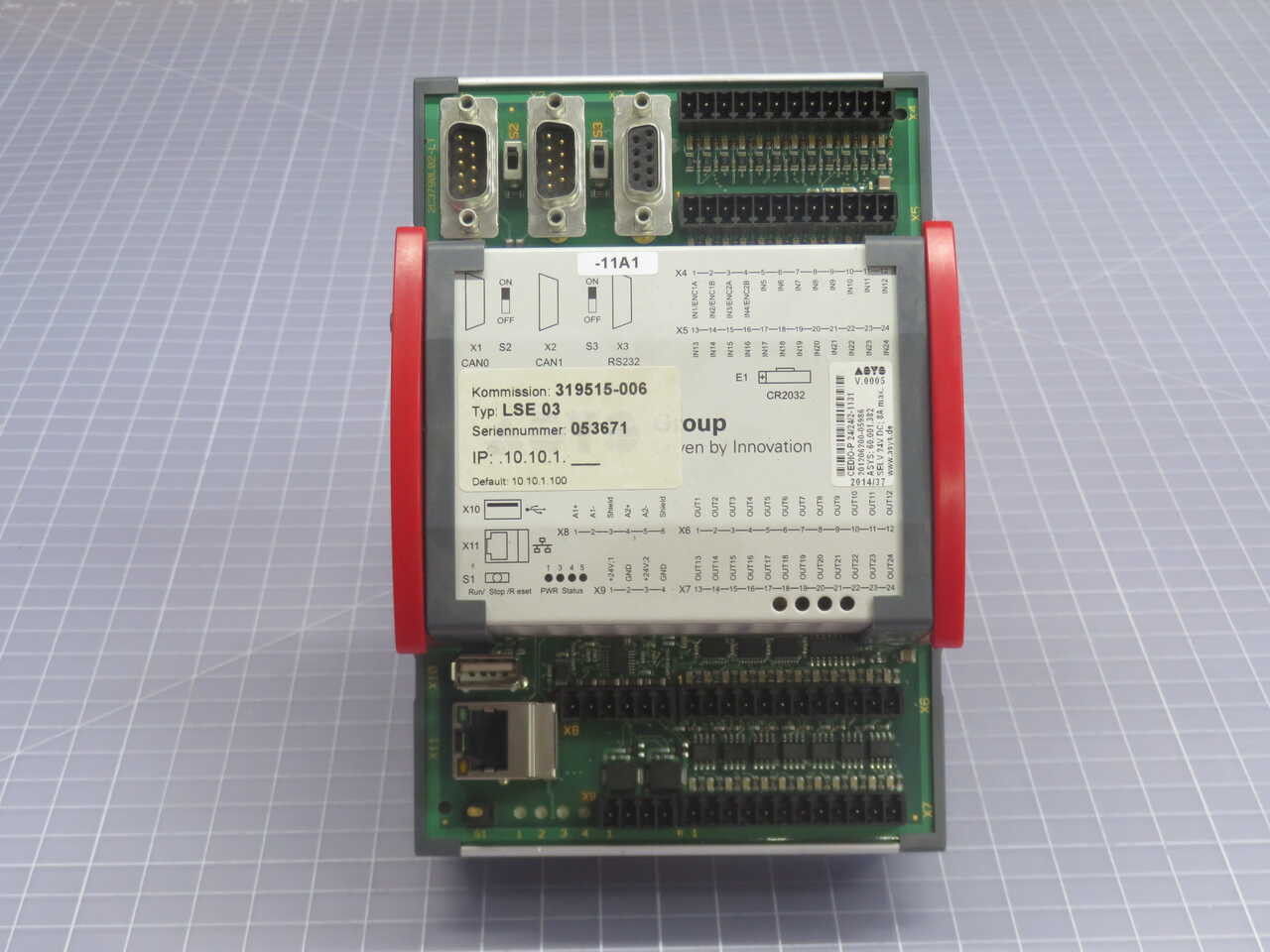 ASYS #60.001.382, PLC I/O Controller Module, CEDIO-P 24/24/2-1131 - Image 5