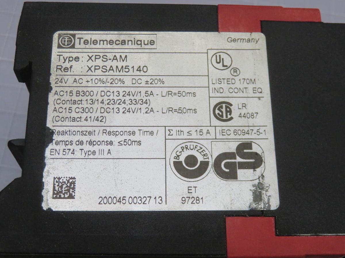 Telemecanique #XPS-AM, Safety Relay - Image 4