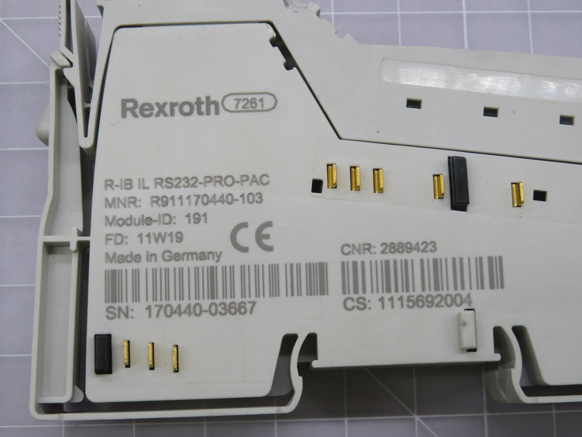 Rexroth #R911170440, Clamp Terminal Module - Image 4