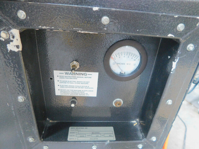 Nikro #NC2000, Portable Air Scrubber, 2000 CFM, AS IS - Image 4
