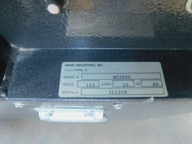 Nikro #NC2000, Portable Air Scrubber, 2000 CFM, AS IS - Image 5