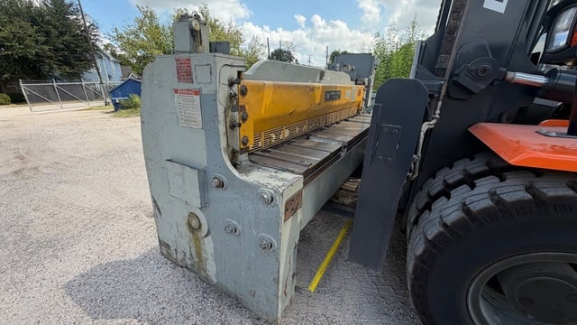10 gauge x 8' Roper Whitney Pexto #10-U-8, Power Squaring Shear, 96" blade length, 60 SPM, 24" front operated - Image 1