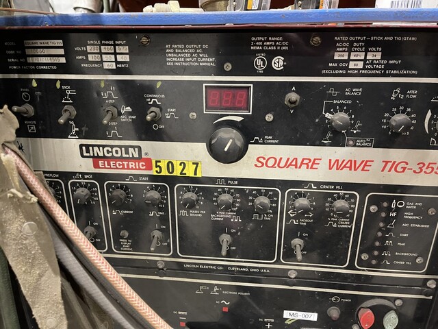 Lincoln #Square-Wave-TIG-355, tig welder (2 available) - Image 3