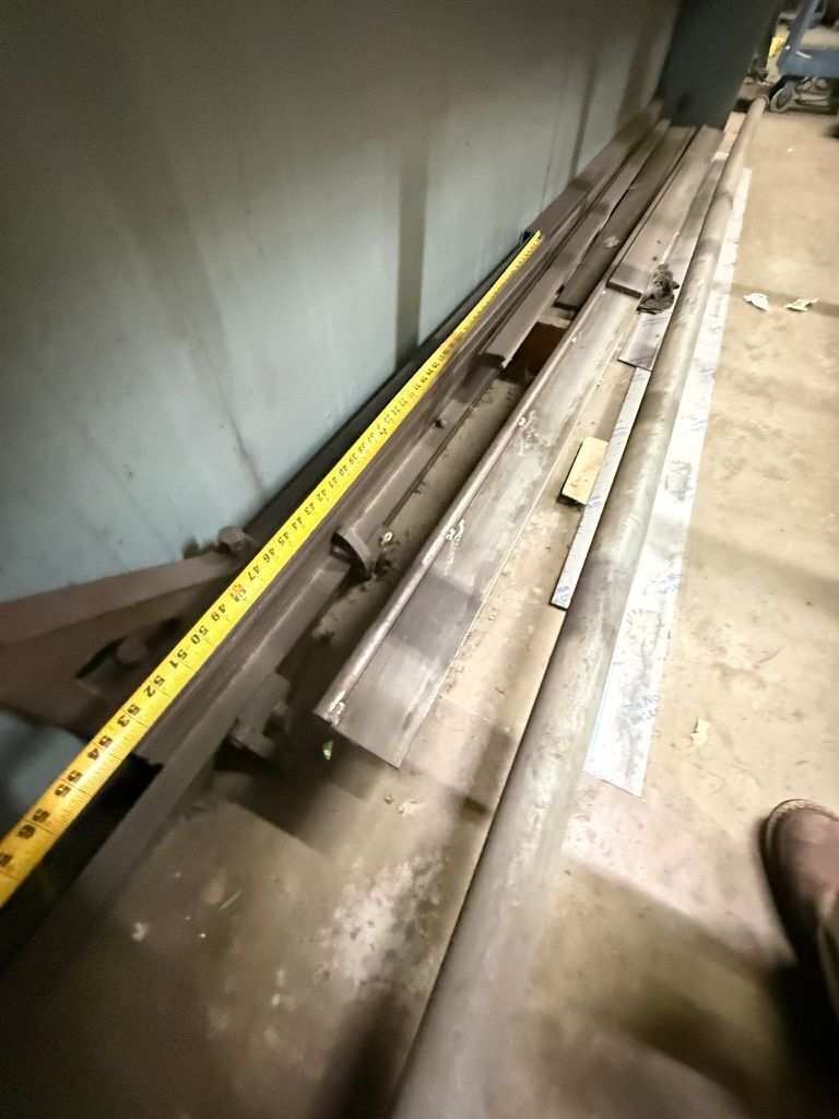 10 gauge x 10' Cincinnati, Mechanical Power Squaring Shear, 3/16" aluminum capacity, 36" back gauge travel - Image 7