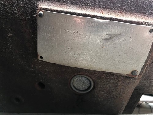 450 GPM @ 500' TDH, Union, 3x4x14 HHS Stainless Steel, 3560 RPM - Image 4
