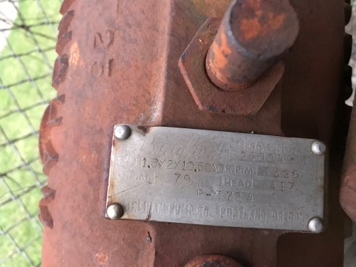 80 GPM @ 415' TDH, Bingham, 1 1/2x2x10 1/2 CAD, 3560 RPM, #1754 - Image 6