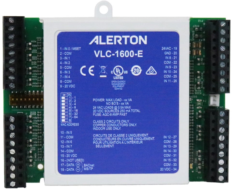 Alerton VLC-1600-E VisualLogic Unitary Field Controller, Input Monitoring Device [New] - Image 1