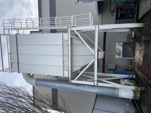 8000-10000 cfm, Carothers, Baghouse Dust Collector, 64 filter bags, 1,024 sq.ft. cloth area, 50 HP Chicago - Image 1