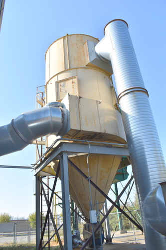 46000 cfm, Pneumafil #13.5, Reverse Air Cyclone Baghouse Dust Collector, 13'-5" diameter, 460 bags, 4,600 - Image 5