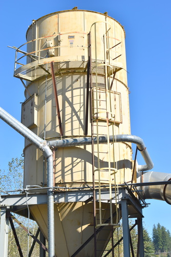 46000 cfm, Pneumafil #13.5, Reverse Air Cyclone Baghouse Dust Collector, 13'-5" diameter, 460 bags, 4,600 - Image 7