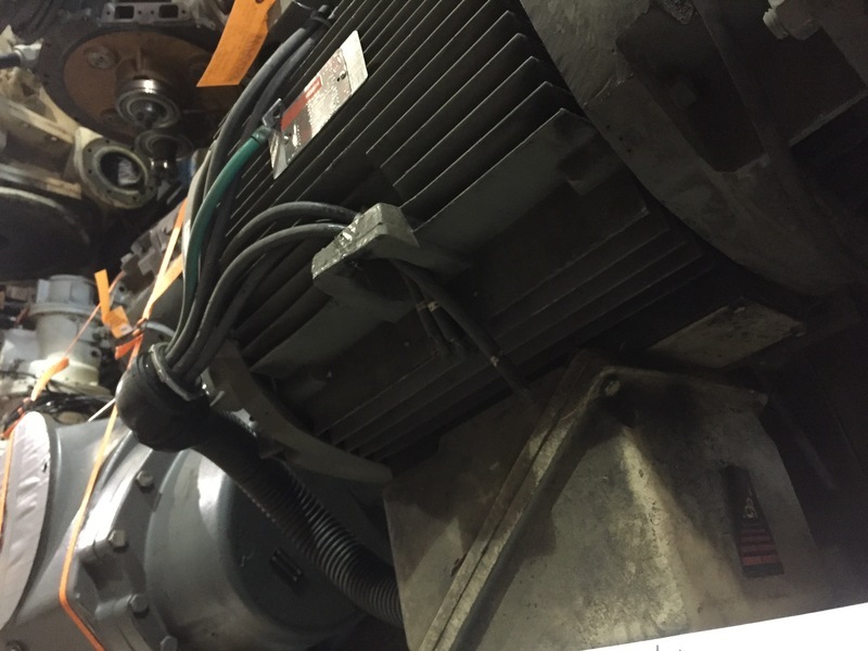 125 HP 1780 RPM General Electric, Frame 405TSD, ODP, 134 amp, 460V. Atlas Copco 1310-3160-16 - Image 6