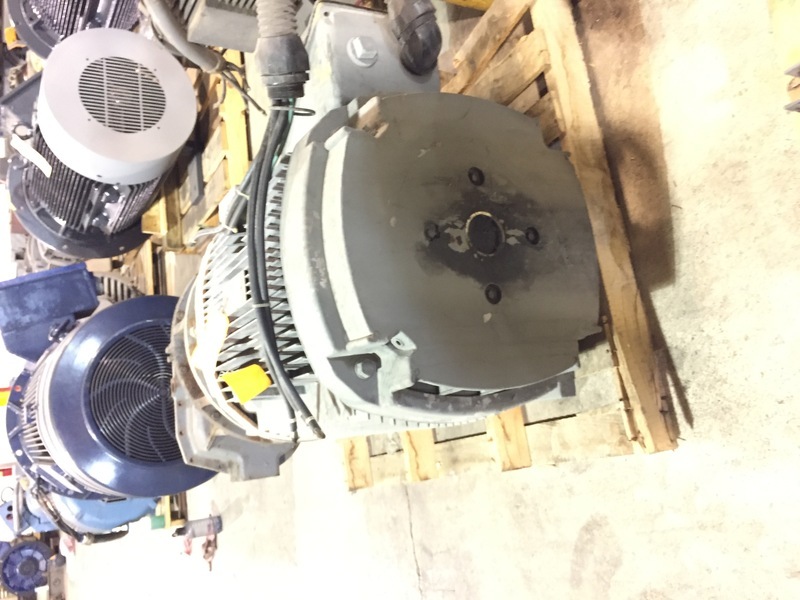 150 HP 1780 RPM General Electric, Frame 444TSD, ODP, 170 amp, 460 Volts - Image 3