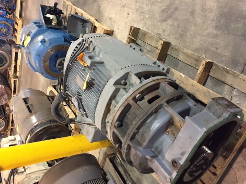 150 HP 1780 RPM General Electric, Frame 444TSD, ODP, 170 amp, 460 Volts - Image 5