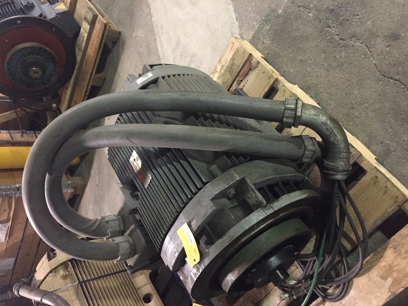 300 HP 1785 RPM General Electric, Frame 445TSD, ODP, 330 amp, 460 Volts Atlas Copco 1310-2523-06 - Image 5