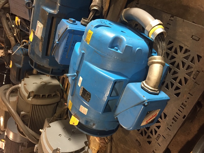 125 HP 3570 RPM Baldor, Frame 404TSC, ODP, 137 amp, 460 Volts (3 available) - Image 5