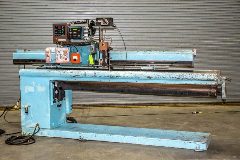 8' Bancroft Miller #400, Weld-Along, 400 tig, 7"-32" dia. capacity, 0-100 IPM, 4" slide adjustment - Image 3