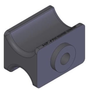 Greenlee 33454 PVC Coated Conduit Support for 880 884 885 Pipe Conduit Benders [Refurbished] - Image 1