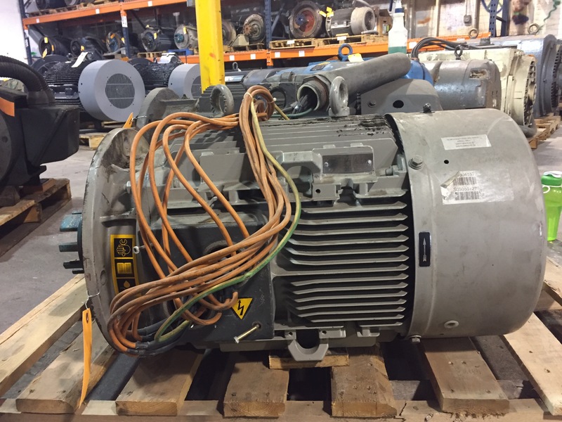 60 HP 3570 RPM Siemens, Frame 200L, TEFC, 75 amp, 460 Volts - Image 4