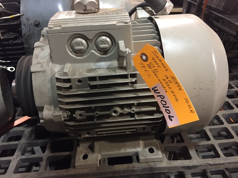 10 HP 2930 RPM Siemens, variable speed drive, TEFC, 16 amp, 400 Volts - Image 5