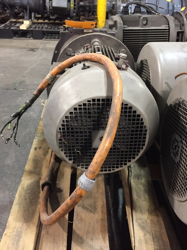 25 HP 3720 RPM Siemens, variable speed drive, TEFC. 39 amp, 460 Volts - Image 3