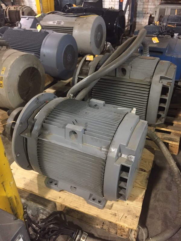 150 HP 0 RPM Siemens, Frame 405TSD, TEFC, 170 amp, 460 Volts - Image 4